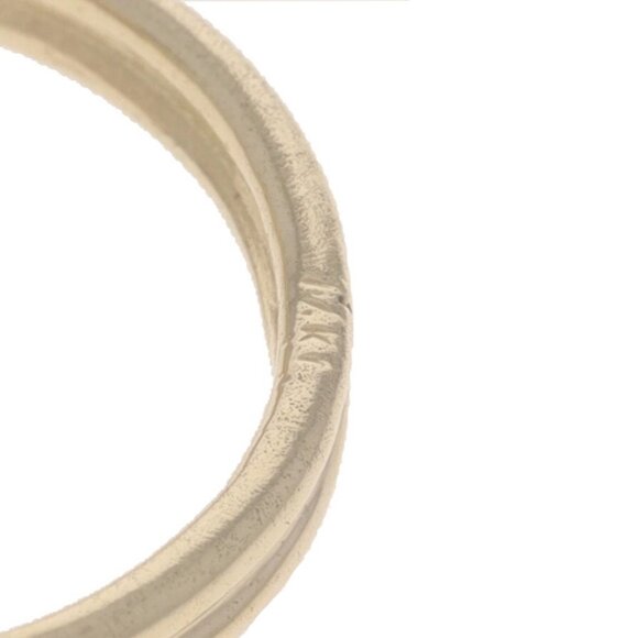 Yellow Gold Ruby Bypass Ring - 14k Pear & Round .41ctw Sz 6 1/4 - Picture 6 of 6